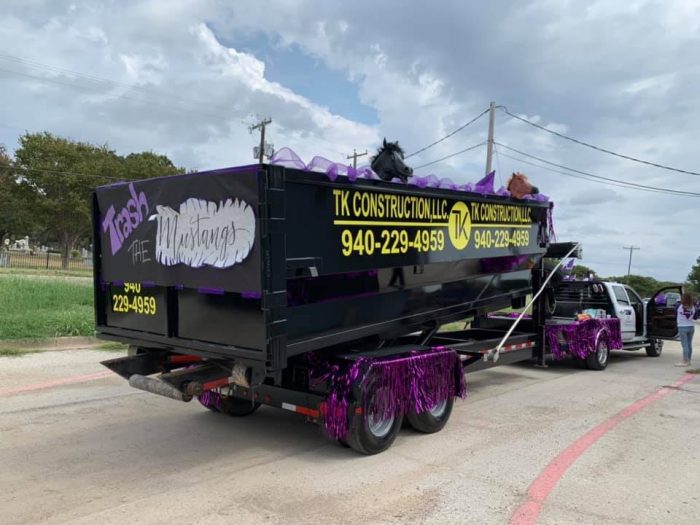 TK Dumpster Rental Pricing For Customers